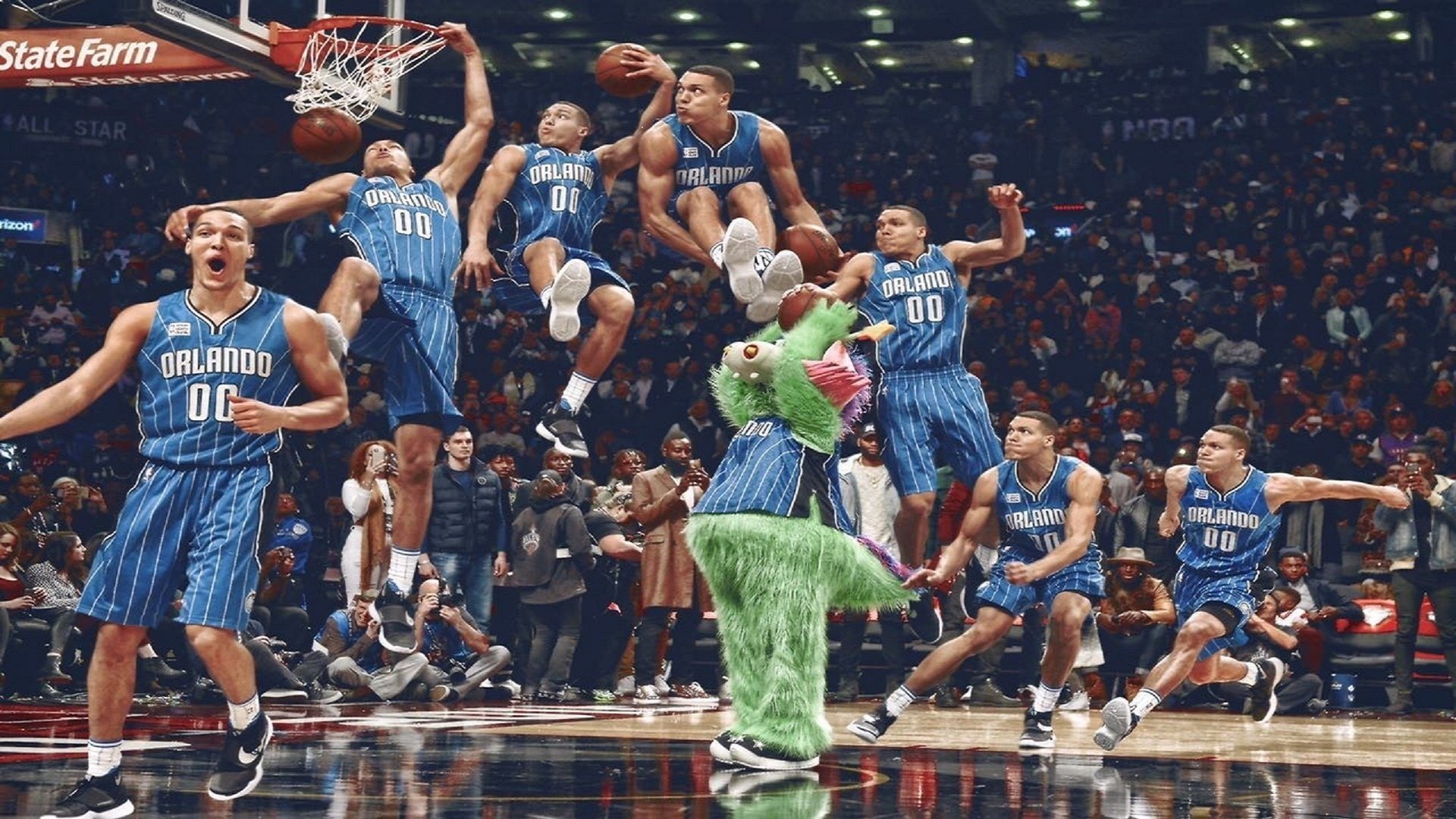 快船轮换阵容稳定击溃尼克斯，快船尼克斯录像回放